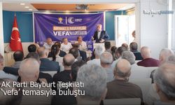 AK Parti Bayburt Teşkilatı "Vefa" buluşmasında bir araya geldi