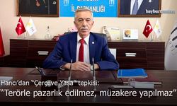 Hancı'dan 'Çerçeve Yasa' Tepkisi: "Terörle Pazarlık Edilmez, Müzakere Yapılmaz"