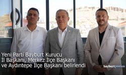 Yeni Parti Bayburt Kurucu İl Başkanlığı Görevi Haktan Yücel'e verildi