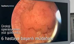 Bayburt'ta Üroloji operasyonları yüz güldürdü: 6 hastaya başarılı müdahale