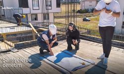 Bayburt Çevre ve Şehircilik İl Müdürlüğünden Şantiyelerde Denetim