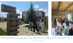 SED yararlanıcısı çocuklar için Bayburt'ta doğa, tarih ve kültür turu