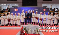 Bayburt’ta 246 Öğrenciye Hafızlık İcazeti