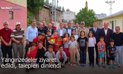 Vali Eldivan yangınzede vatandaşlarla bir araya geldi