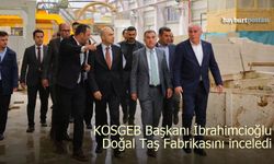 Bayburt Doğal Taş Fabrikasında İnceleme