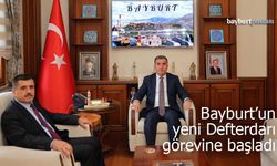 Bayburt'un yeni Defterdarı görevine başladı