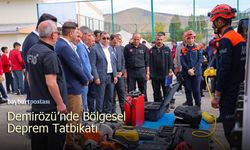 Demirözü'nde Bölgesel Deprem Tatbikatı