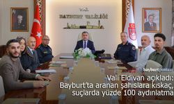 Bayburt'ta Asayiş Raporu: Aranan Şahıslara Kıskaç, Suçlarda %100 Aydınlatma