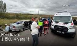 Bayburt'ta feci kaza: 1 ölü, 4 yaralı!