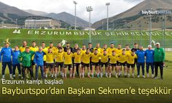 Bayburtspor’dan Erzurum Büyükşehir Belediye Başkanı Sekmen’e Teşekkür