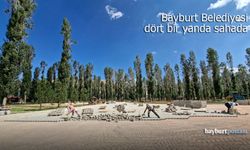 Bayburt Belediyesi dört bir yanda sahada