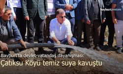 Bayburt’ta devlet-vatandaş dayanışması: Çatıksu Köyü içme suyuna kavuştu