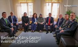 Bayburt’ta Kıbrıs Gazileri evlerinde ziyaret edildi