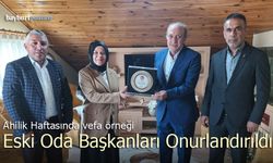 Ahilik Haftasında Vefa Örneği: Eski Oda Başkanları Onurlandırıldı