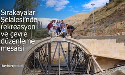 Sırakayalar Şelalesi’nde rekreasyon ve çevre düzenleme mesaisi