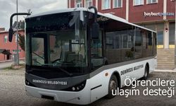 Demirözü Belediyesi'nden öğrencilere ulaşım desteği