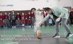 Konursu Ortaokulu Bilim ve Sanal Gerçeklikle Buluştu