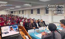 Milli İrade Anadolu Lisesi'nde Kırım’ın Sesi Cengiz Dağcı’yı Anlattı