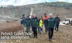 DSİ Heyetinden Petekli Göleti’nde Saha İncelemesi