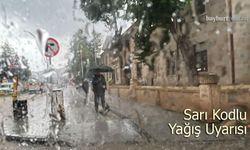 Bayburt’a Sarı Kodlu Yağış Uyarısı