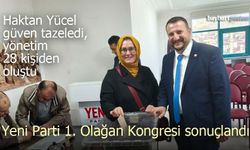 Yeni Parti Bayburt İl Başkanlığı 1. Olağan Kongresi Tamamlandı
