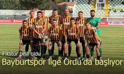 Bayburtspor’da Fikstür Belli Oldu: İlk Maç Ordu Deplasmanında
