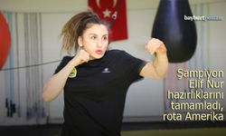 Elif Nur Turhan hazırlıklarını tamamladı, şimdi rota Amerika