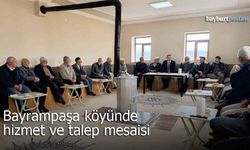 Bayrampaşa köyünde hizmet ve talep mesaisi