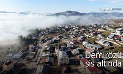 Demirözü sis altında