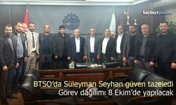 BTSO'da 'Süleyman Seyhan' güven tazeledi