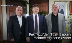 İbrahim Pekmezci’den TESK Başkanı Mehmet Yiğiner’e Ziyaret