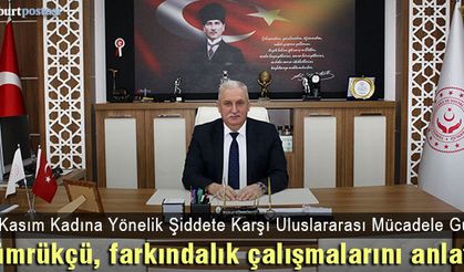 Gümrükçü, kadına yönelik farkındalık çalışmalarını anlattı