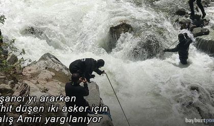 Abdulkadir Nişancı’yı ararken şehit düşen 2 asker için Dalış Amiri yargılanıyor