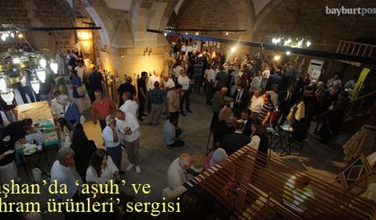 Taşhan'da 'aşuh' ve 'ehram ürünleri' sergisi
