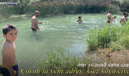 Çoruh müdavimlerinin yeni adresi: Gez köyü civarı