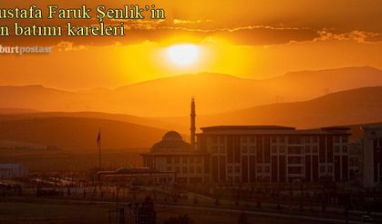 Mustafa Faruk Şenlik'in Baberti Külliyesi'nden gün batımı fotoğrafları