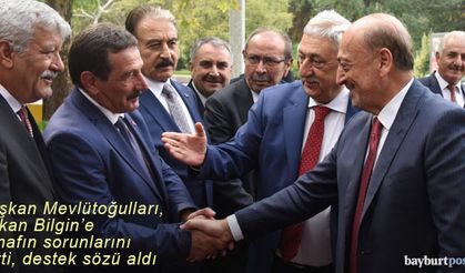 Başkan Mevlütoğulları, Bakan Bilgin-TESK buluşmasına katıldı