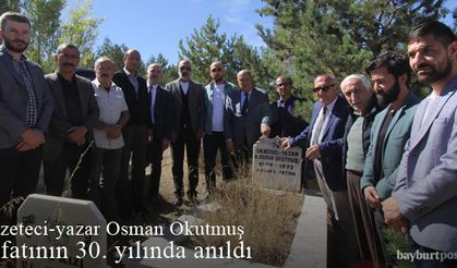 Bayburt Gazeteciler Cemiyeti, gazeteci-yazar Osman Okutmuş'u andı