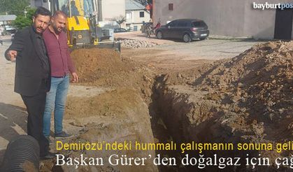Başkan Arslan Gürer doğalgaz için tarih verdi