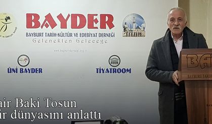 Şair Baki Tosun'la BAYDER Kültür Sohbetleri