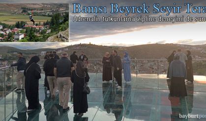 Bamsı Beyrek Seyir Terası ve Zipline  hizmete açıldı