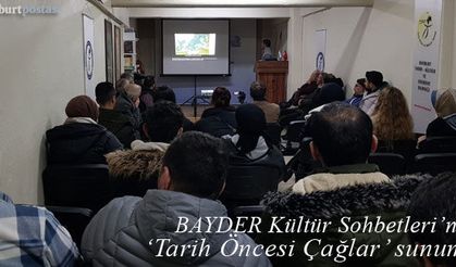 BAYDER Kültür Sohbetleri'nde 'Bayburt'un Tarih Öncesi Çağları' sunumu