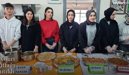 Meslek Lisesi öğrencileri 'Bayburt Mutfağı'nı tanıttı