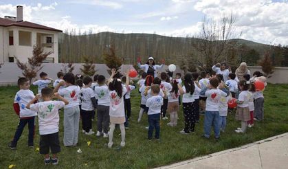 Bayburt’ta el hijyenine çocuklara oyunlarla anlatıldı