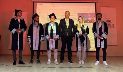 Bayburt'ta Mesleki Eğitim Mezuniyet Coşkusu