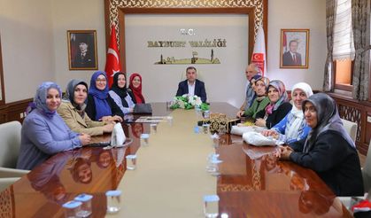 Bayburt'ta Kadın İstihdamı ve El Emeği Ürünler konuşuldu