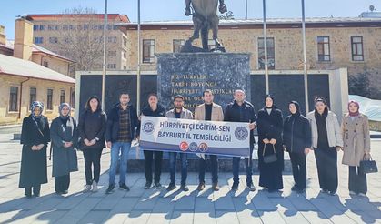 Bayburt’ta Eğitimcilerden Güvenlik Çağrısı: Hürriyetçi Eğitim Sen İş Bıraktı