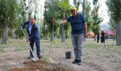 Bayburt’ta 15 Temmuz anısına yüzlerce fidan toprakla buluştu