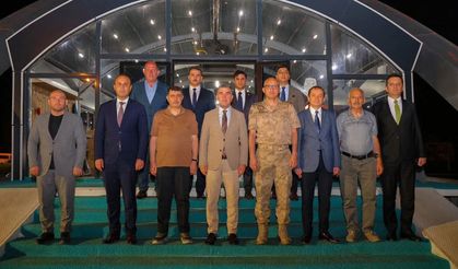 Bayburt İl Jandarma Komutanı Fatih Aslan veda ediyor