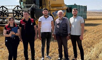 Aydıntepe’deki biçerdöver kontrolleri yapıldı